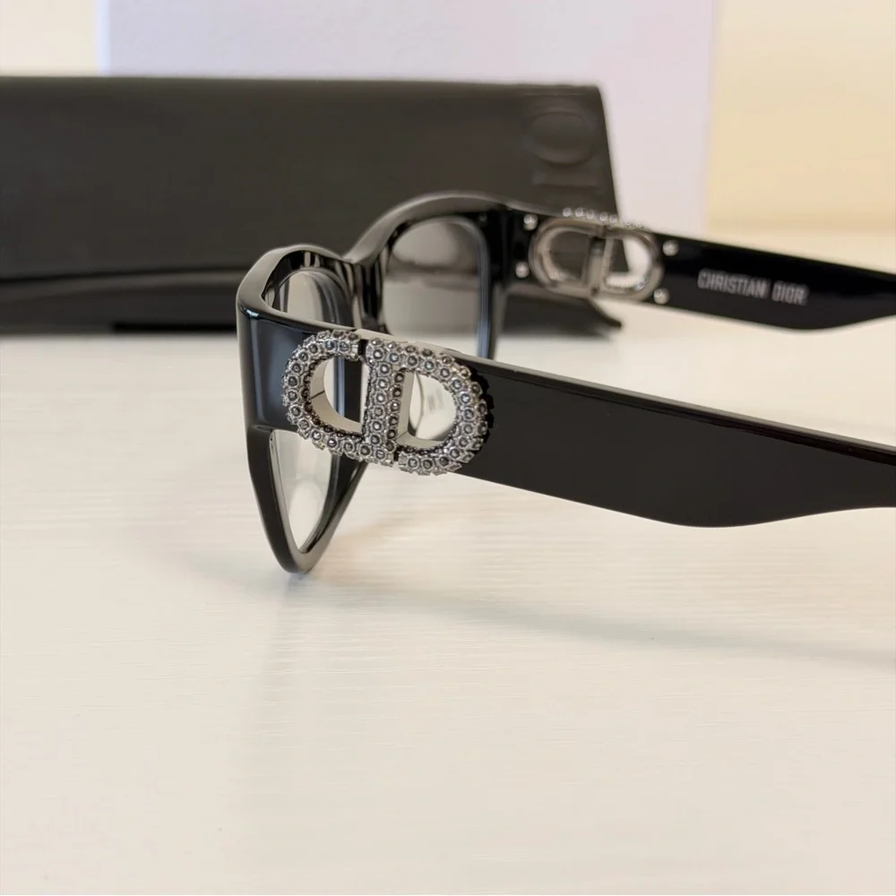New! Dior Women's Black Eyeglasses, 30MontaigneO S4I 1400, Authentic